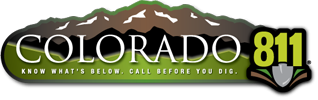 Colorado 811 logo. This is a link to their webpage.